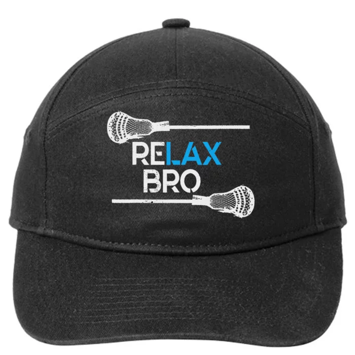 Lacrosse Sport Stick Funny Lax Player Love Perfect 7-Panel Snapback Hat