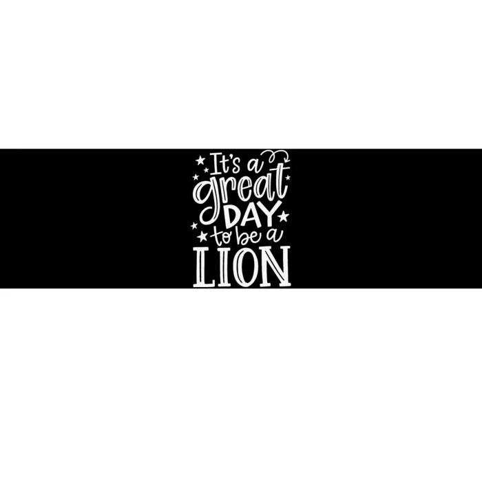 Lions School Sports Fan Team Spirit Mascot Gift Great Day Bumper Sticker