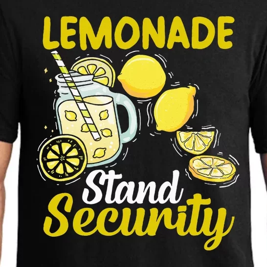 Lemonade Stand Security Fun Lemon Juice And Fruit Business Pajama Set