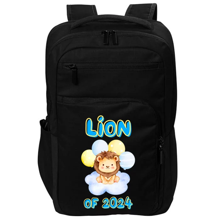 Lion Senior Student Class Of 2024 Happy Last Day Of School Gift Impact Tech Backpack