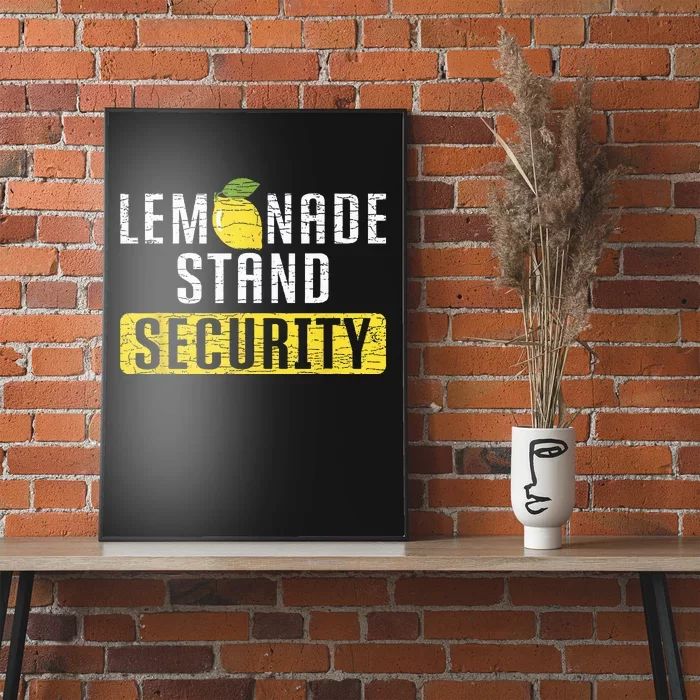 Lemonade Stand Security Poster