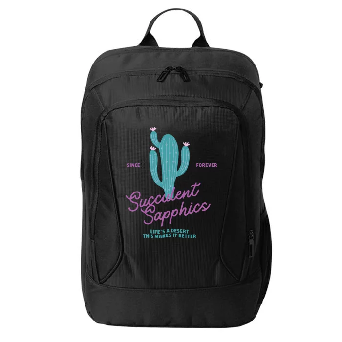 Lesbian Succulent Sapphics Plant Lesbian City Backpack