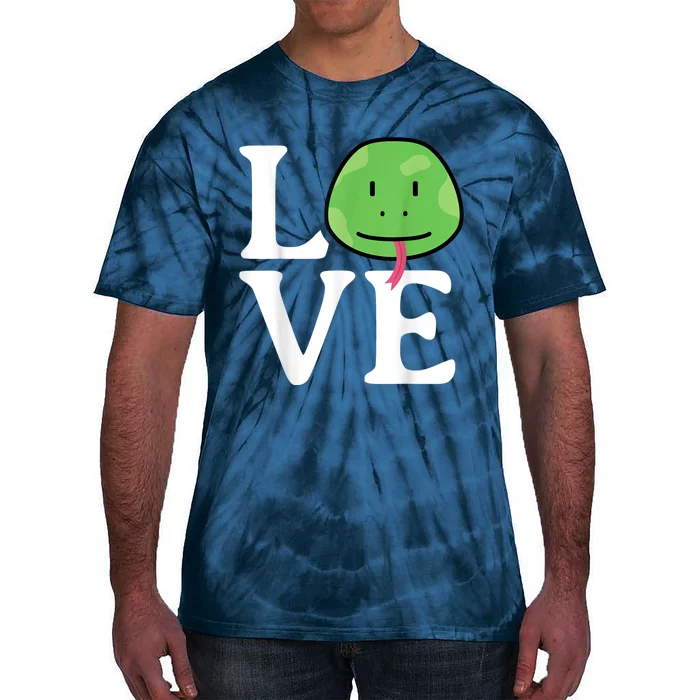 LOVE Snakes | Snake Lover | Cool Snake Tie-Dye T-Shirt