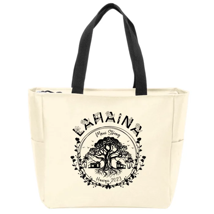 Lahaina Strong Support Lahaina Zip Tote Bag