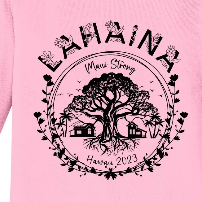 Lahaina Strong Support Lahaina Baby Long Sleeve Bodysuit