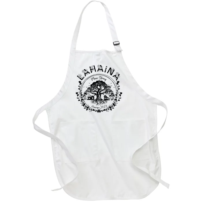 Lahaina Strong Support Lahaina Full-Length Apron With Pocket