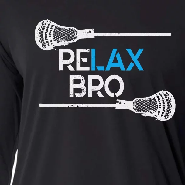 Lacrosse Sport Stick Funny Lax Player Love Perfect Gift Idea Cooling Performance Long Sleeve Crew