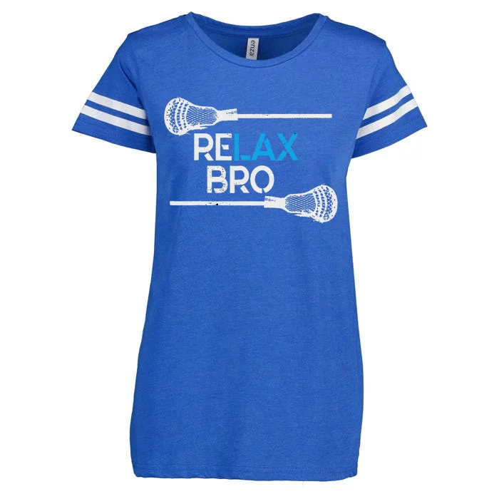 Lacrosse Sport Stick Funny Lax Player Love Perfect Gift Idea Enza Ladies Jersey Football T-Shirt