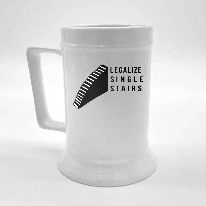 Legalize Single Stairs Front & Back Beer Stein