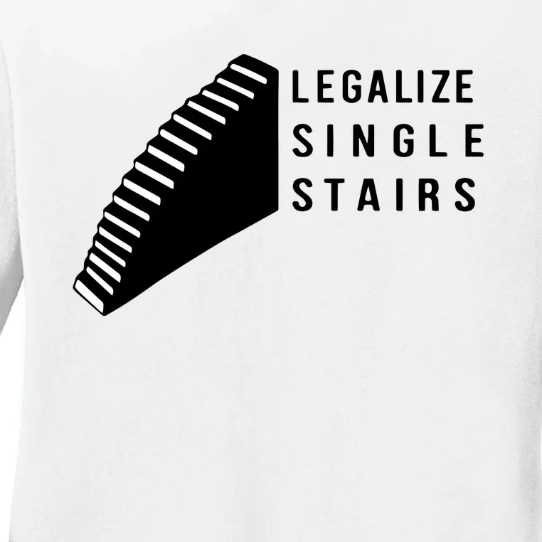 Legalize Single Stairs Ladies Long Sleeve Shirt