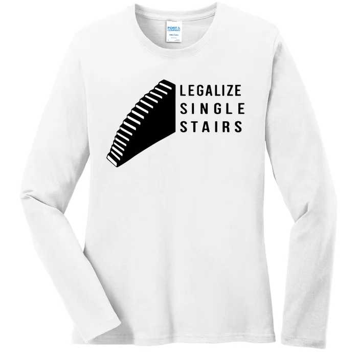 Legalize Single Stairs Ladies Long Sleeve Shirt