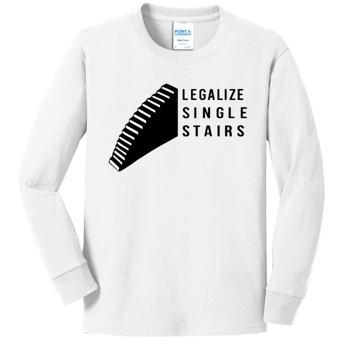 Legalize Single Stairs Kids Long Sleeve Shirt