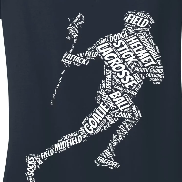 Lacrosse Sticks Sports & Fitness Cool Women's V-Neck T-Shirt