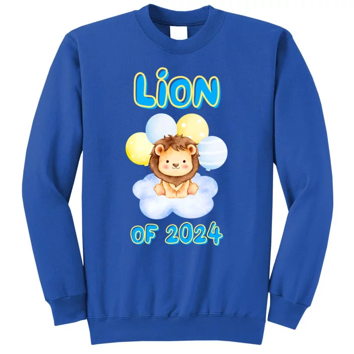 Lion Senior Student Class Of 2024 Happy Last Day Of School Gift Tall Sweatshirt