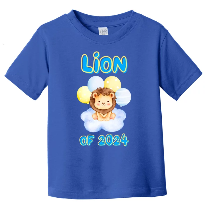 Lion Senior Student Class Of 2024 Happy Last Day Of School Gift Toddler T-Shirt