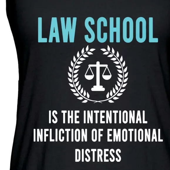 Law School Student Aspiring Future Attorney Lawyer Ladies Essential Flowy Tank