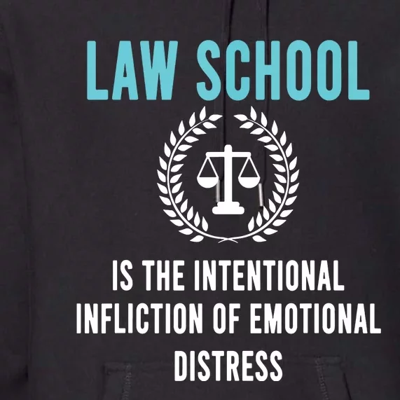 Law School Student Aspiring Future Attorney Lawyer Premium Hoodie