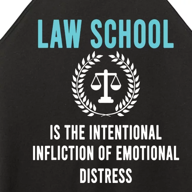 Law School Student Aspiring Future Attorney Lawyer Women’s Perfect Tri Rocker Tank