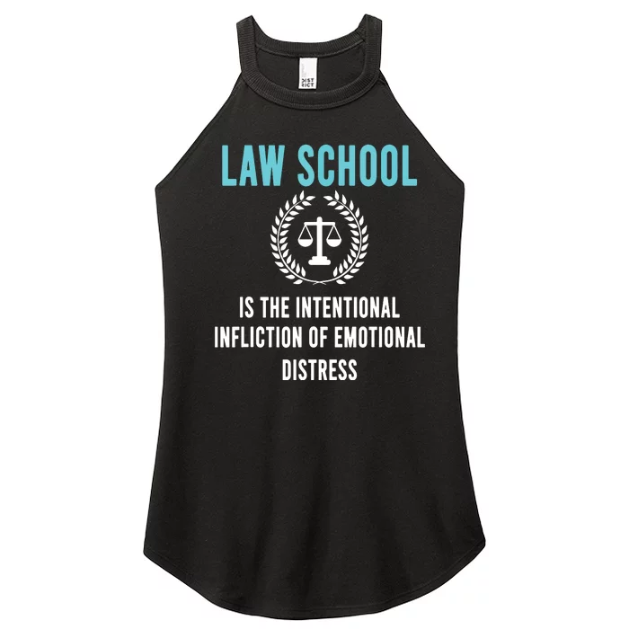 Law School Student Aspiring Future Attorney Lawyer Women’s Perfect Tri Rocker Tank