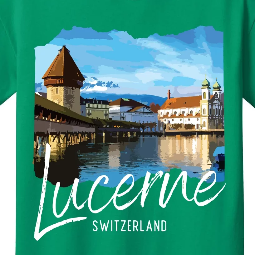 Lucerne Switzerland Souvenir Lucerne Kids T-Shirt