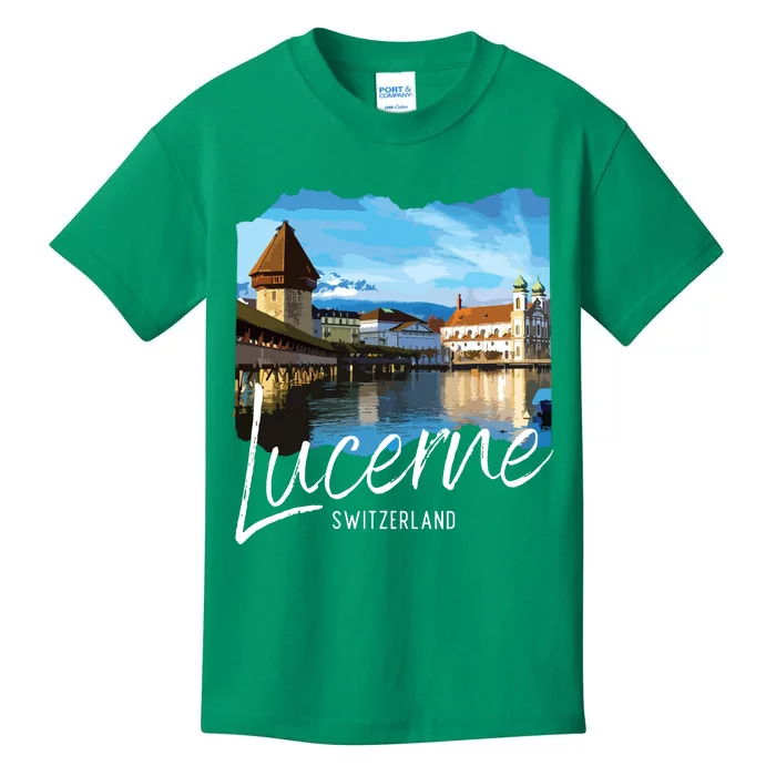 Lucerne Switzerland Souvenir Lucerne Kids T-Shirt