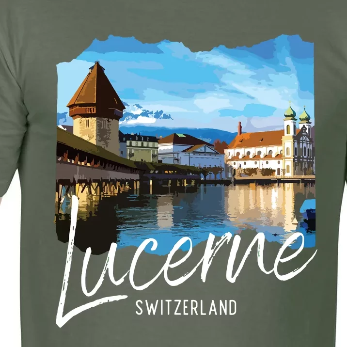 Lucerne Switzerland Souvenir Lucerne Comfort Colors T-Shirt