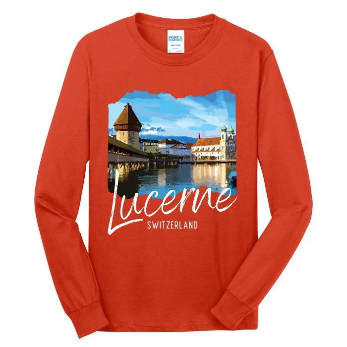 Lucerne Switzerland Souvenir Lucerne Tall Long Sleeve T-Shirt