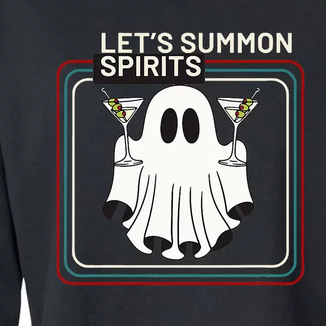 Let’S Summon Spirits Cropped Pullover Crew