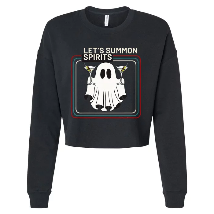 Let’S Summon Spirits Cropped Pullover Crew