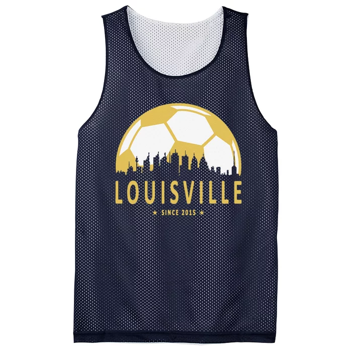 Louisville Soccer Since 2015 Gift Mesh Reversible Basketball Jersey Tank