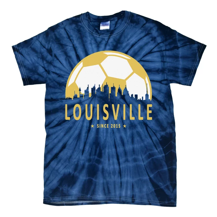 Louisville Soccer Since 2015 Gift Tie-Dye T-Shirt