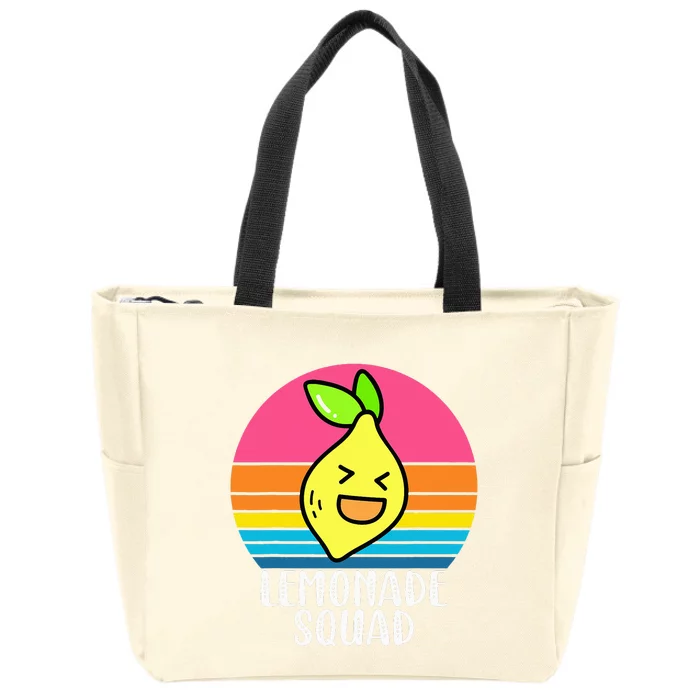 Lemonade Squad - Selling Lemonade - Lemon Stand CEO Zip Tote Bag