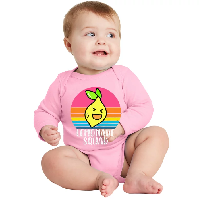 Lemonade Squad - Selling Lemonade - Lemon Stand CEO Baby Long Sleeve Bodysuit