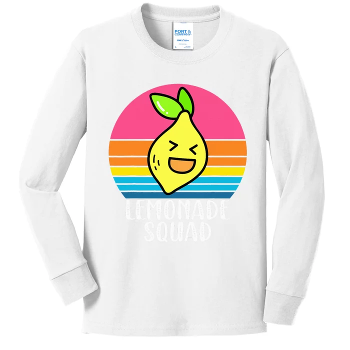 Lemonade Squad - Selling Lemonade - Lemon Stand CEO Kids Long Sleeve Shirt