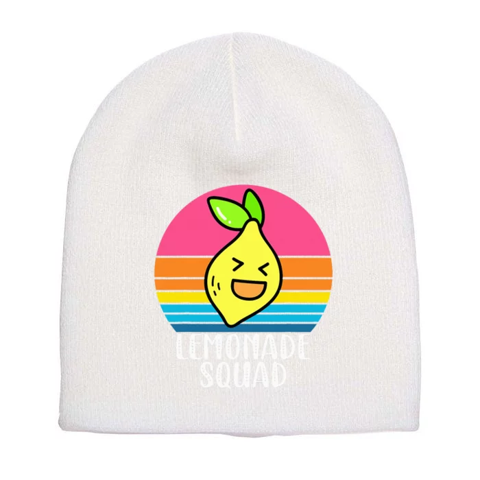 Lemonade Squad - Selling Lemonade - Lemon Stand CEO Short Acrylic Beanie