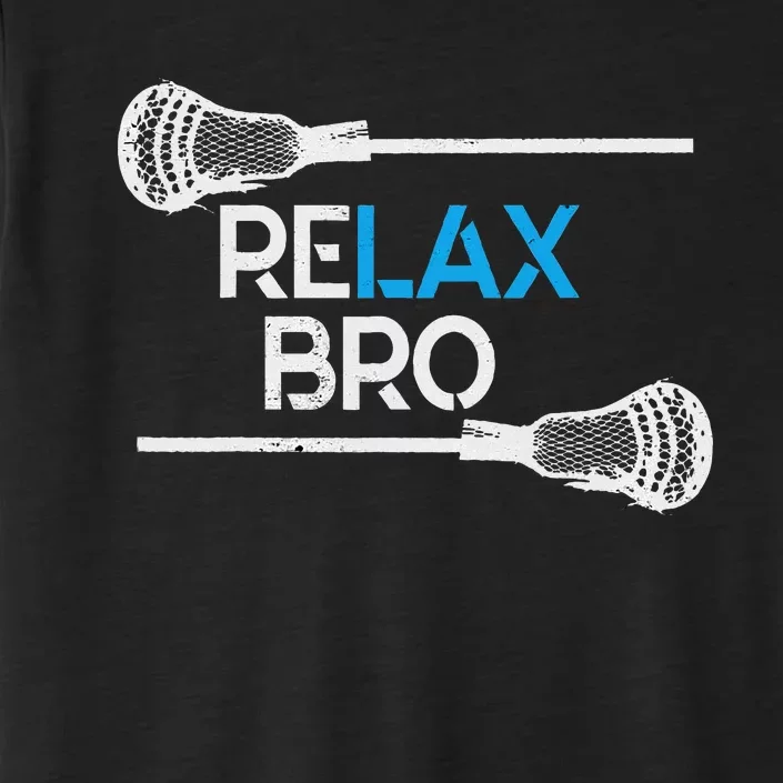 Lacrosse Sport Stick Funny Lax Player Love ChromaSoft Performance T-Shirt