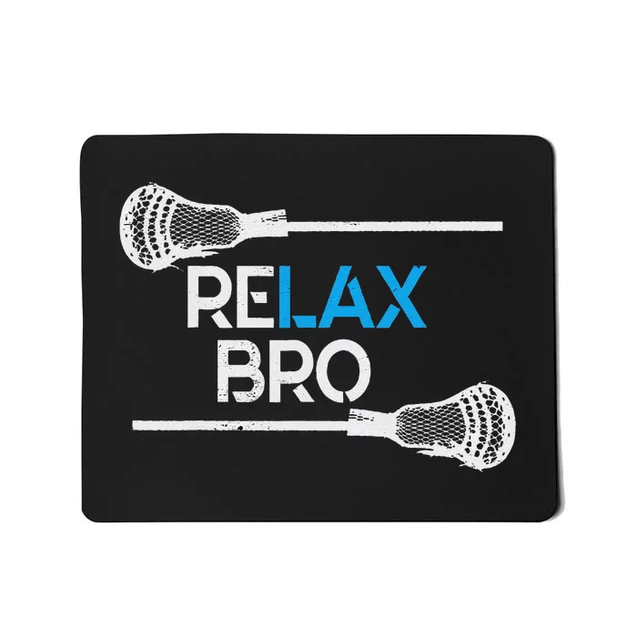 Lacrosse Sport Stick Funny Lax Player Love Mousepad