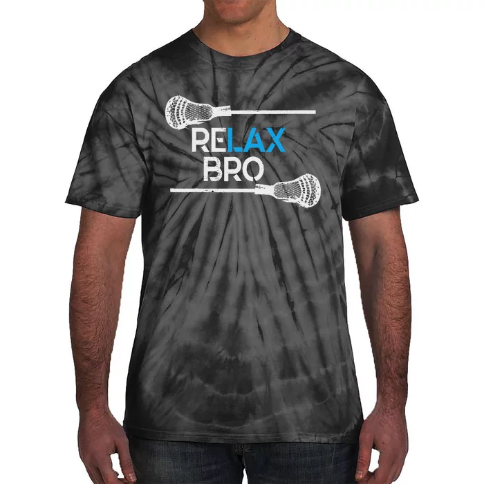 Lacrosse Sport Stick Funny Lax Player Love Tie-Dye T-Shirt