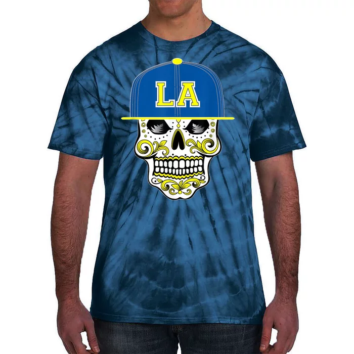 LA Sugar Skull Tie-Dye T-Shirt