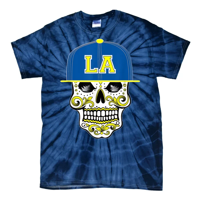 LA Sugar Skull Tie-Dye T-Shirt