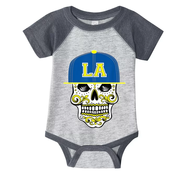 LA Sugar Skull Infant Baby Jersey Bodysuit