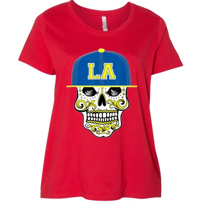 Sugar Skull Womens Plus Size T-Shirts