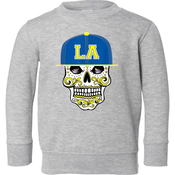 LA Sugar Skull Toddler Sweatshirt