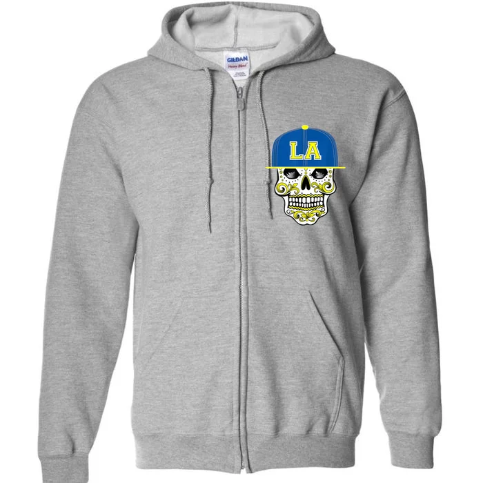 LA Sugar Skull Full Zip Hoodie