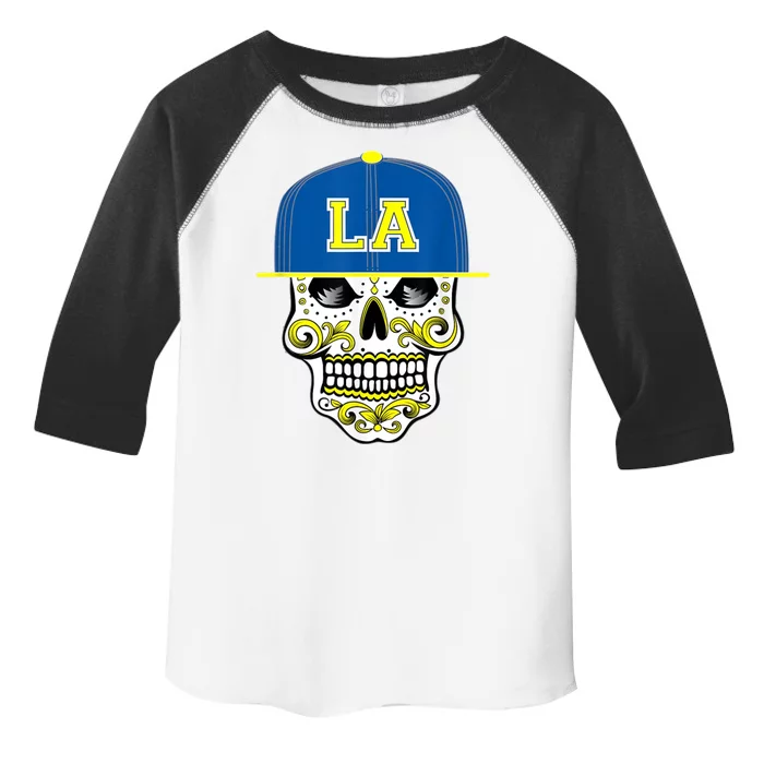 LA Sugar Skull Toddler Fine Jersey T-Shirt