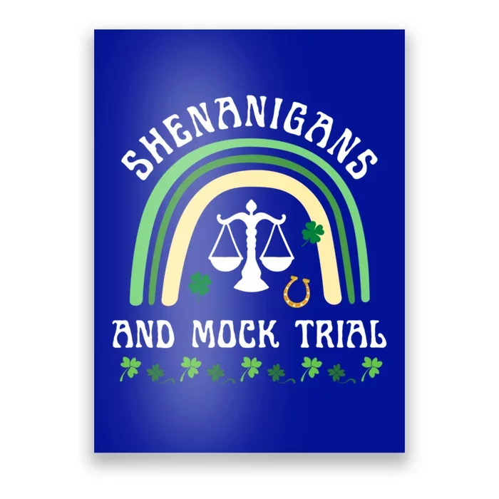 Law School St Patrick's Day Shenanigans And Mock Trial Gift Poster