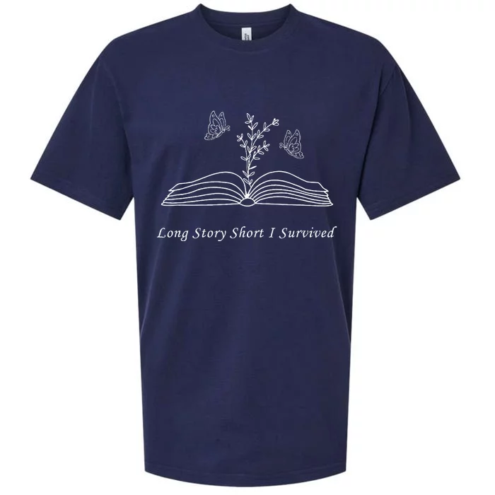 Long Story Short I Survived Sueded Cloud Jersey T-Shirt