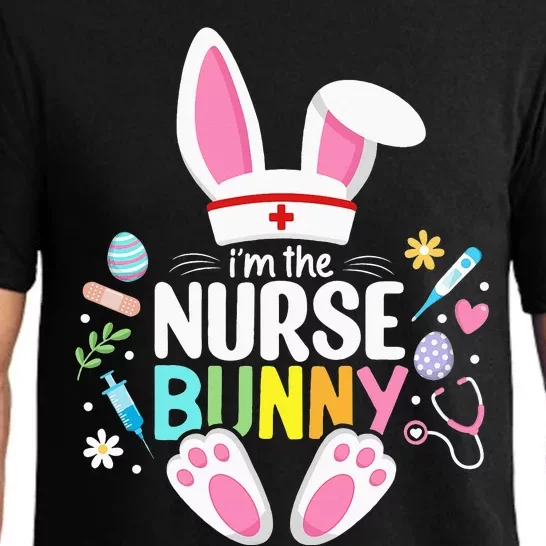 Love Stethoscope Scrub Life Nurse Bunny Easter Day Pajama Set