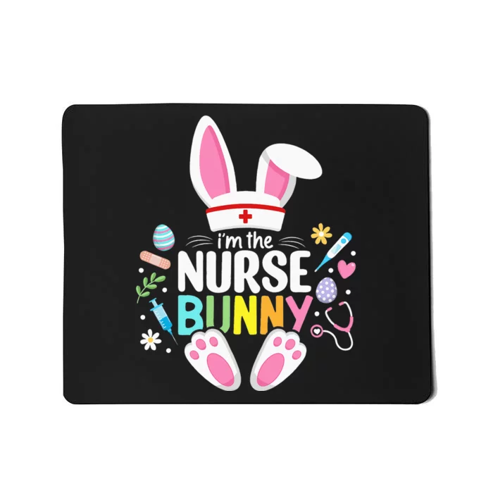 Love Stethoscope Scrub Life Nurse Bunny Easter Day Mousepad