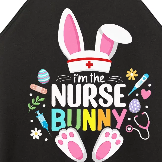 Love Stethoscope Scrub Life Nurse Bunny Easter Day Women’s Perfect Tri Rocker Tank